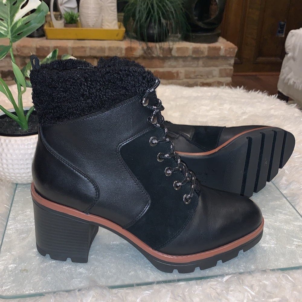 Naturalizer Mixed Media Boot: Leather, Faux Suede and Faux Fur